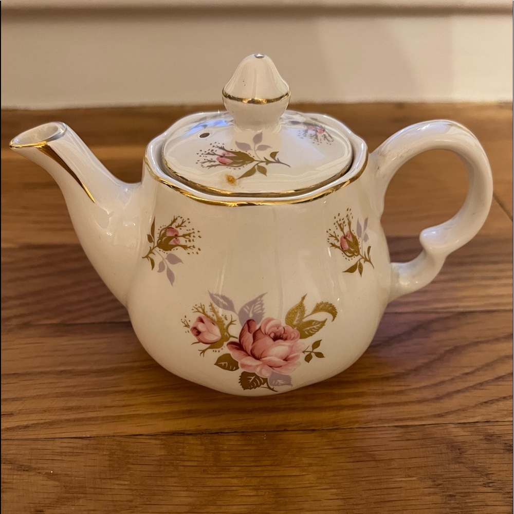 Vintage Lord Nelson Pottery, Floral Tea Pot Made in England